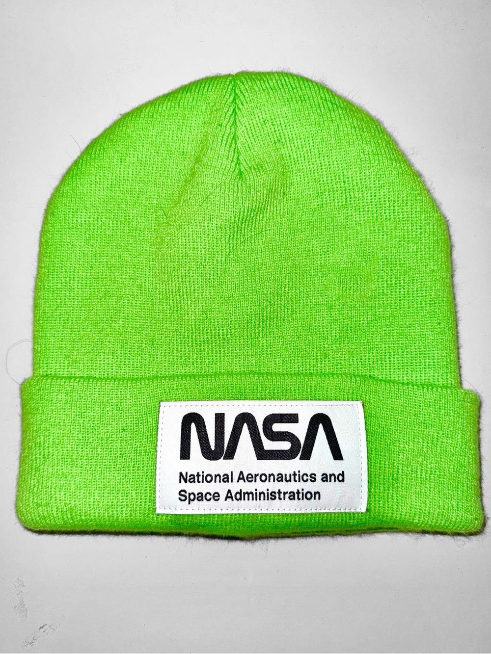 MAD Engine Neon Green NASA Beanie